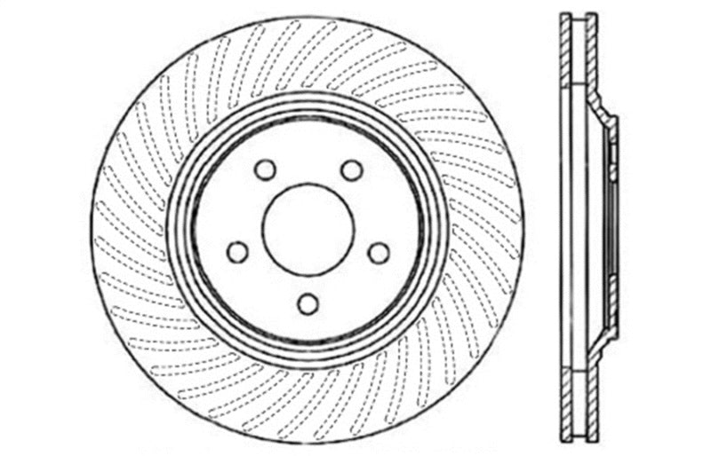 StopTech Slotted & Drilled Sport Brake Rotor