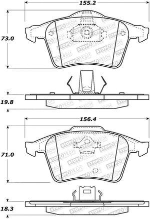 StopTech Street Brake Pads