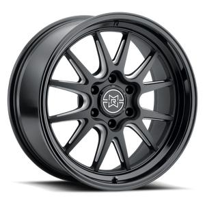 Method Raised MR802 22x12 / 8x180 BP / -40mm Offset / 124.1mm Bore - Double Black Milled Wheel