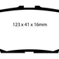 EBC 93-97 Lexus GS300 3.0 Redstuff Rear Brake Pads