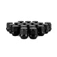 Mishimoto Steel Acorn Lug Nuts M12 x 1.5 - 20pc Set - Black