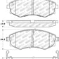 StopTech Street Touring 89-1/94 Nissan 240SX (w/ABS) Front Brake Pads