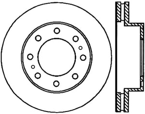 StopTech 01-09 Chevrolet Silverado 2500HD 3500 Front Right Slotted & Drilled Cryo Rotor