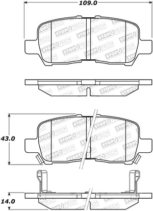 StopTech Street Brake Pads