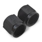 Russell Performance -8 AN Tube Nuts 1/2in dia. (Black) (2 pcs.)