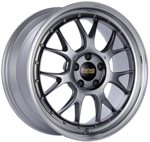 BBS LM-R 19x8.5 5x112 ET38 Diamond Black Center Diamond Cut Lip Wheel -82mm PFS/Clip Required