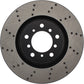 StopTech 01-06 BMW M3 Drilled Right Front CRYO Rotor