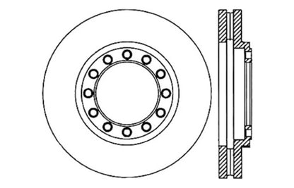 StopTech Slotted & Drilled Sport Brake Rotor