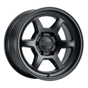 Kansei K14MB Roku 17x8.5in / 5x127 BP / 0mm Offset / 78.1mm Bore - Matte Black Wheel