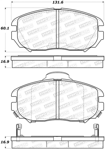 StopTech Street Brake Pads