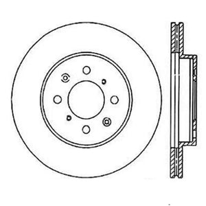 StopTech Power Slot 90-01 Integra (exc. Type R) /90-05 Civic EX/94-95 Civic SI wABS/99-03 Civic SI/