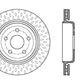 StopTech 12-15 Jeep Cherokee SRT8 Sport Slotted & Drilled Rear Driver Side Brake Rotor