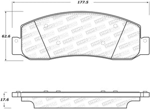 StopTech Street Brake Pads - Rear