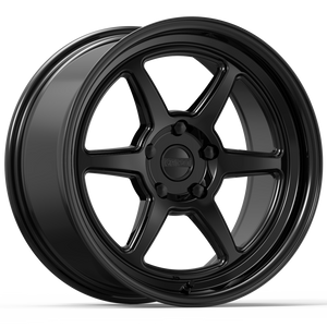 Kansei K14B Roku 18x9in / 5x110 BP / 12mm Offset / 73.1mm Bore - Gloss Black Wheel