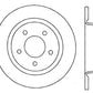 StopTech 04-10 Mazda3 Slotted & Drilled Left Rear Rotor