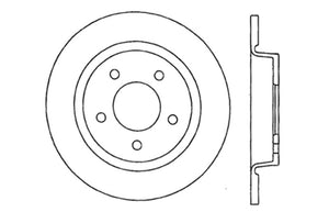 StopTech 04-10 Mazda3 Drilled Right Rear Rotor