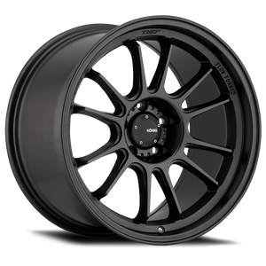 Konig Hypergram 19X8.5 5X114.3 ET38 Matte Black Flow Formed