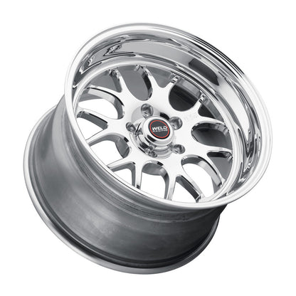 Weld S77 20x10 / 5x115mm BP / 4.75in. BS Polished Wheel - Non-Beadlock