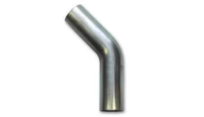 Vibrant 1in OD T304 SS 45 Deg Mandrel Bend 5in Leg Length (2in Centerline Radius)