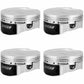 Manley Mitsubishi 4G63/4G63T 87mm Bore (+2.0mm) -8cc Dome Extreme Duty Dish Pistons w/ Rings