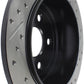 StopTech Power Slot 07-13 Jeep Wrangler Rear Right Drilled & Slotted Rotor