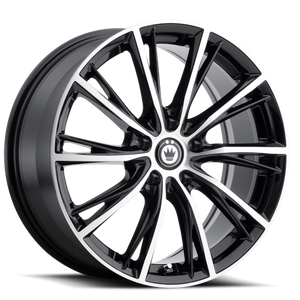 Konig Impression 17x7.5 5x108 ET40 Gloss Black w/ Machined Face