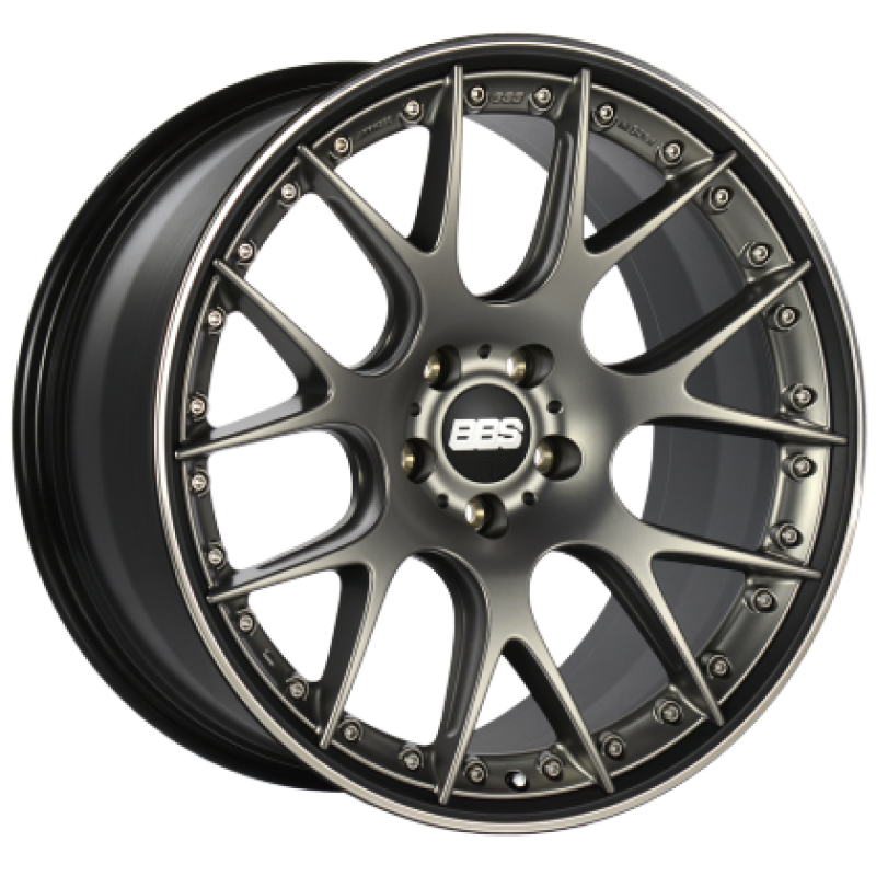 BBS CH-RII 21x10 5x120 ET38 Satin Platinum Center Black Lip SS Rim Prot Wheel PFS Req w/MS Etching