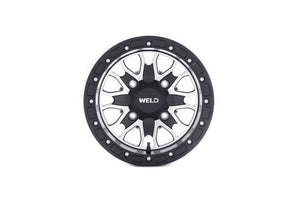 Weld UTV RF Series Raptor U501 15x8 Raptor Beadlock 4x156 4BS Satin BLK MIL