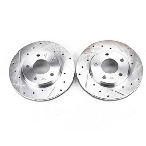 Power Stop 07-12 Dodge Caliber Front Evolution Drilled & Slotted Rotors - Pair