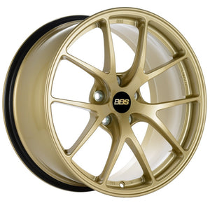 BBS RI-A 18x10.5 5x120 ET22 Gold Wheel -82mm PFS/Clip Required