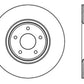 StopTech 11/05+ Infinity FX 35/45 SportStop Drilled Front Right Rotor