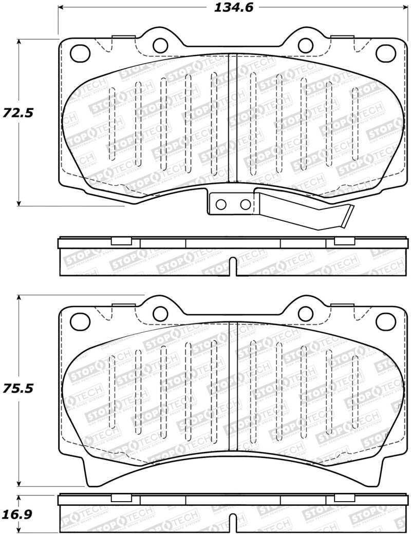 StopTech Street Brake Pads