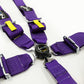 NRG SFI 16.1 5PT 3in. Seat Belt Harness / Cam Lock - Purple