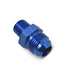 Russell Performance -8 AN to 1/4in NPT Straight Flare to Pipe (Blue)