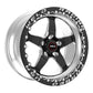 Weld S71 15x10.33 / 5x4.5 BP / 5.5in. BS Black Wheel (Medium Pad) - Black Single Beadlock MT