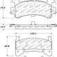 StopTech Sport Brake Pads w/Shims and Hardware - Front