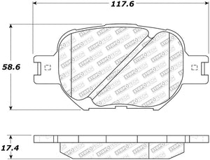 StopTech Street Select Brake Pads - Front/Rear