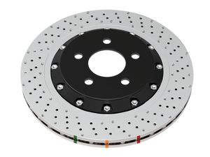 DBA 19+ Chevrolet Camaro ZL1 (w/ NAS Nuts) 5000 Series Cross Drilled & Dimpled KP Brake Rotor