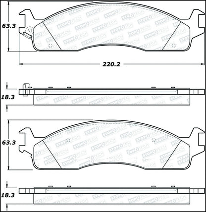 StopTech Street Select Brake Pads