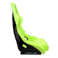 NRG FRP Bucket Seat PRISMA Edition - Large (Neon Green Alcantara/  Pearlized Back)