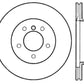 StopTech Power Slot 01-02 BMW Z3 / 03-09 Z4 / 3 Series Front Right Drilled & Slotted Rotor