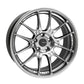 Enkei GTC02 18x9 5x112 25mm Offset 66.5mm Bore Hyper Silver Wheel