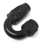 Russell Performance -12 AN Black 180 Degree Full Flow Swivel Hose End