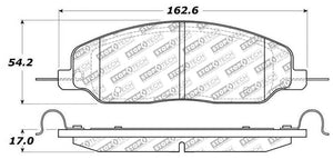 StopTech Street Select Brake Pads - Rear