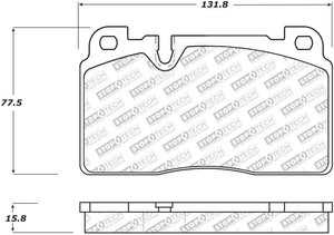 StopTech 07-15 Audi Q7 Street Select Brake Pads - Front