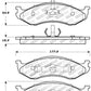 StopTech Sport Brake Pads w/Shims and Hardware - Rear