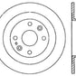 Centric 94-05 Mazda Miata MX-5/92-95 MX-3 (Normal Suspension) Rear Premium Brake Cryo Rotor