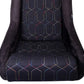 NRG FRP Bucket Seat (Black w/ Multi Color Geometric Pattern) - Large