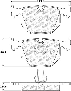 StopTech Street Select Brake Pads - Front