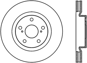 Stoptech 07 Lexus ES350 / 09 Pontiac Vibe / 09 Toyota Matrix Front CRYO-STOP Brake Rotor